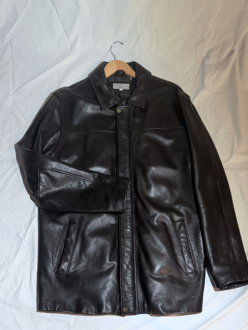 Vintage/Retro Men's 2XL Tall - Heavy Genuine Leather Jacket - Pelle Studio